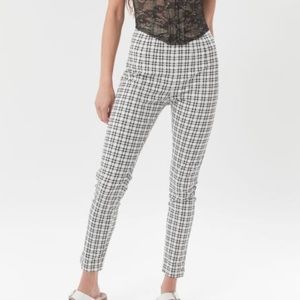 Urban Outfitters Dove Plaid Pinup Pant